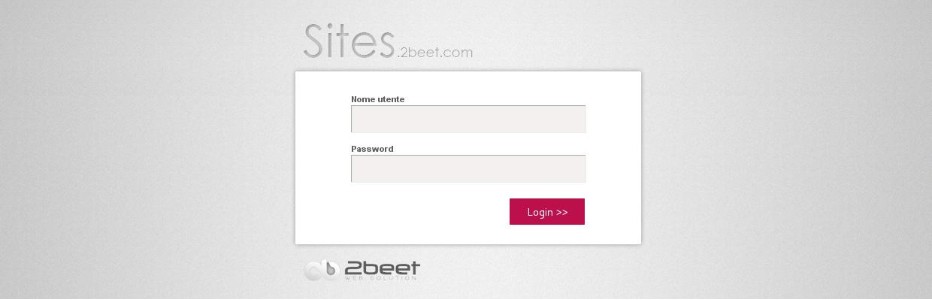 2beet Sites: gestisci i contenuti del tuo sito web
